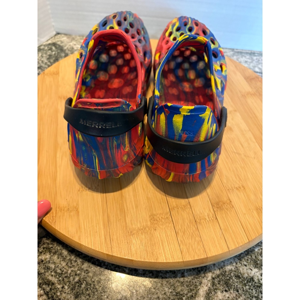 Merrell Hydro Moc Womens 8 Multi Color Marbled Water Shoes Clogs J003920 - Picture 3 of 6